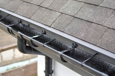 Property with Installed Gutter Covers